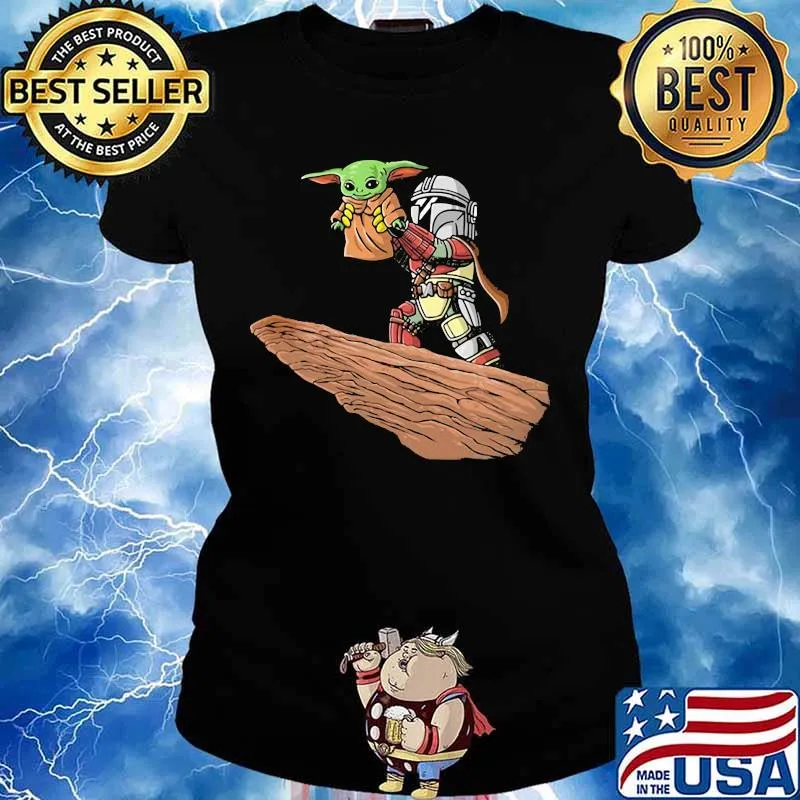 Baby Yoda The Mandalorian Star Wars Shirt Ladies tee