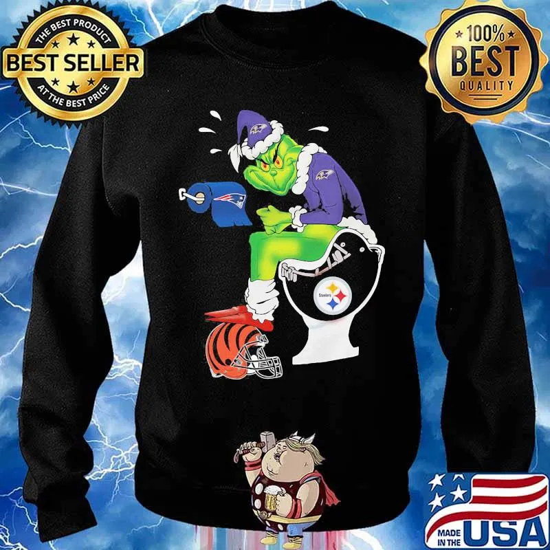 Baltimore Ravens Grinch Toilet Shirt Sweater