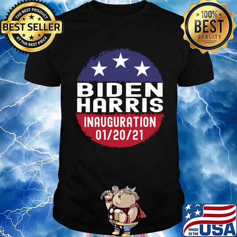 Biden Harris 2021 Inauguration Commemorative Retro Stars Shirt