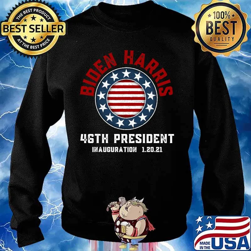 Biden Harris 46th President Election Inauguration Day 1202021 Usa Flag Shirt Sweater