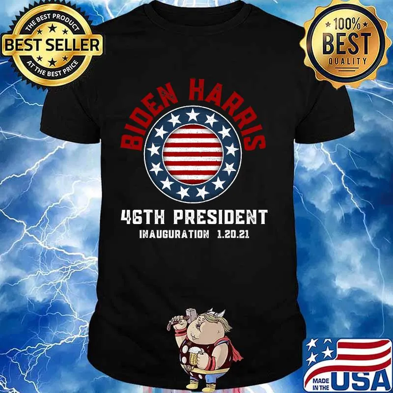 Biden Harris 46th President Election Inauguration Day 1202021 Usa Flag Shirt