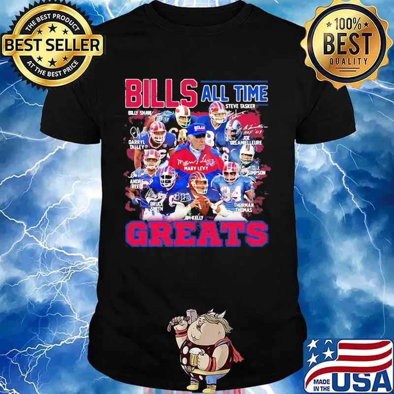 Bills All Time Greats Team Football Shirt