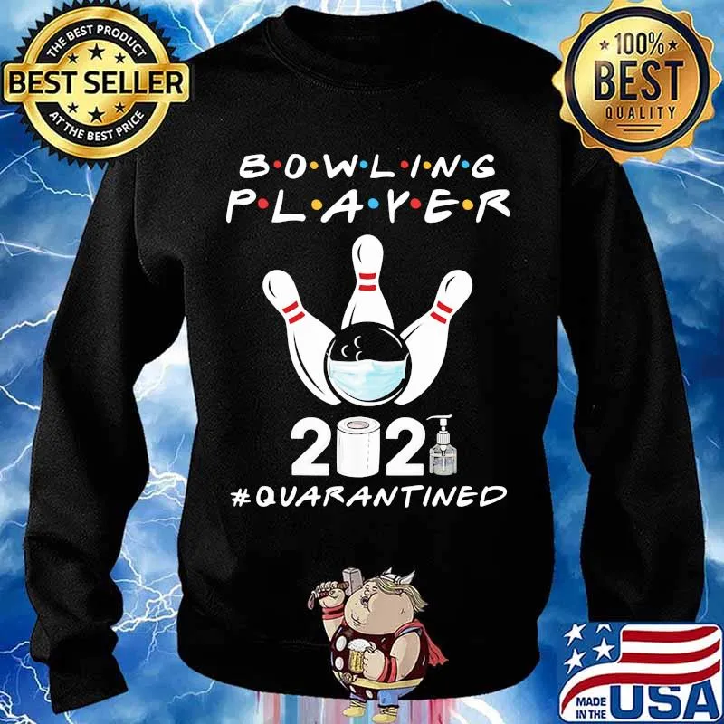 Bowling Player 2021 Wear Mask Covid 19 Shirt Sweater