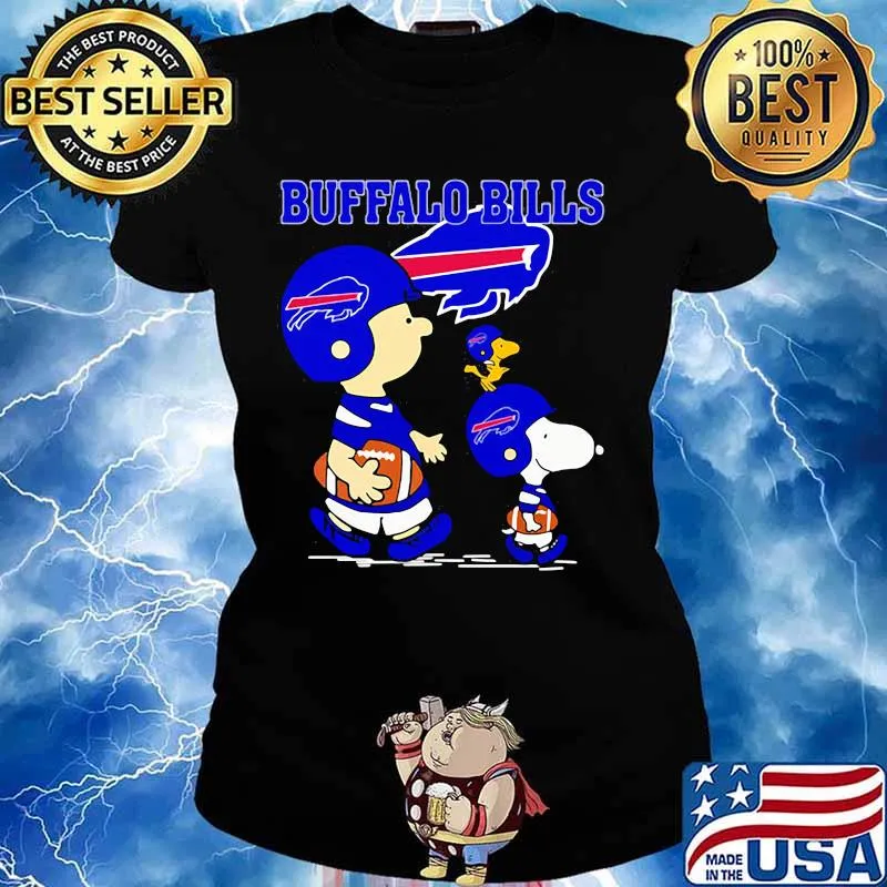 Buffalo Bills Snoopy And Friends Shirt Ladies tee