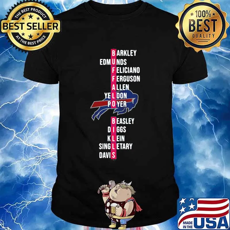Buffalo Bills Team Football Player Name Shirt