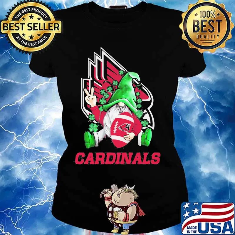 Cardinals Football Gnome Patrick’s Day Shirt Ladies tee