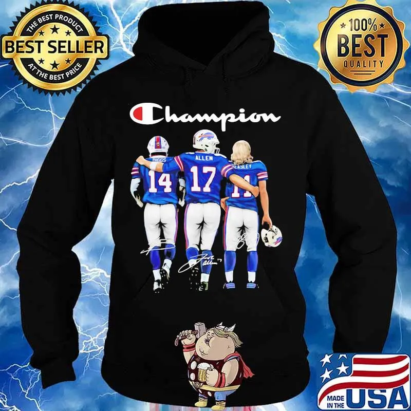 Champion Bills Buffalo Football Shirt Hoodie