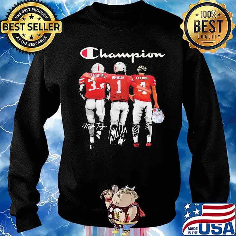 Champion Buckeyes Team Football Signature Shirt Sweater