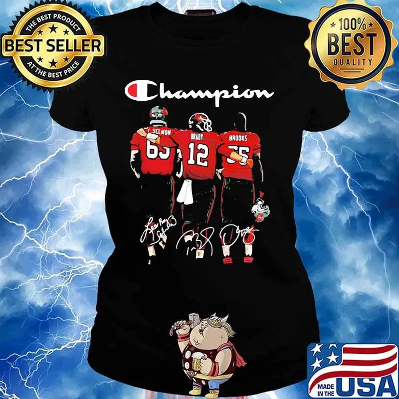 Champion Tampa Bay Buccaneers Football Signature Shirt Ladies tee