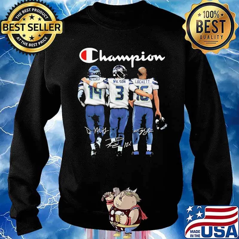 Champion Tennis Rackets Football Team Shirt Sweater