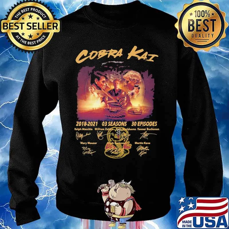 Cobra Kai 2018 2021 3 Seasons Signature Shirt Sweater