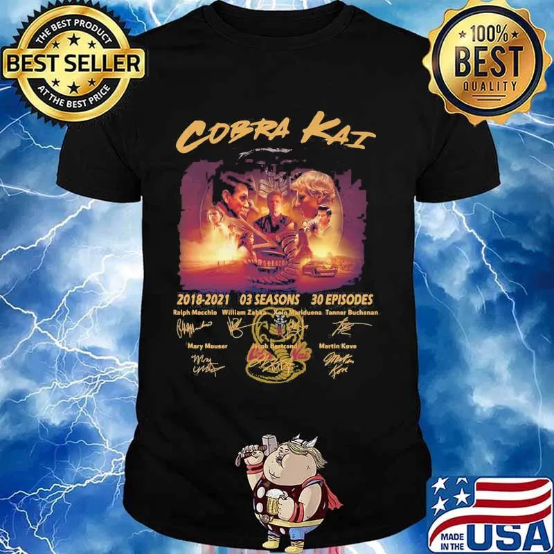 Cobra Kai 2018 2021 3 Seasons Signature Shirt