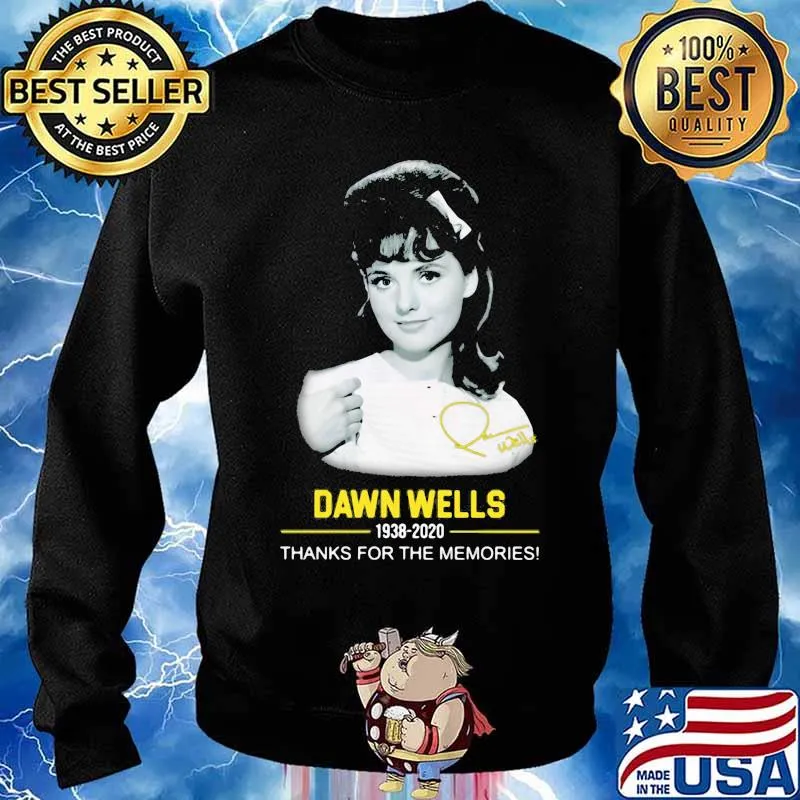 Dawn Wells 1938 2020 Thank You For The Memories Rip Shirt Sweater
