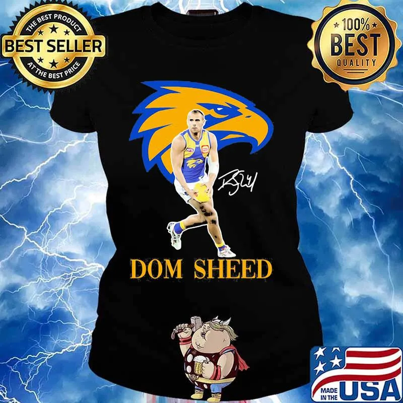 Dom Sheed Player Of Team Philadelphia Eagles Football Signature Shirt Ladies tee