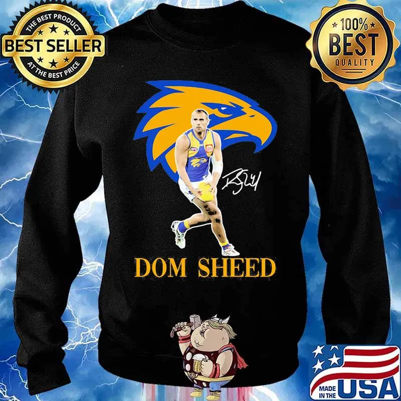 Dom Sheed Player Of Team Philadelphia Eagles Football Signature Shirt Sweater