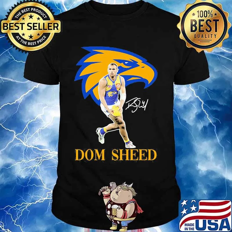 Dom Sheed Player Of Team Philadelphia Eagles Football Signature Shirt