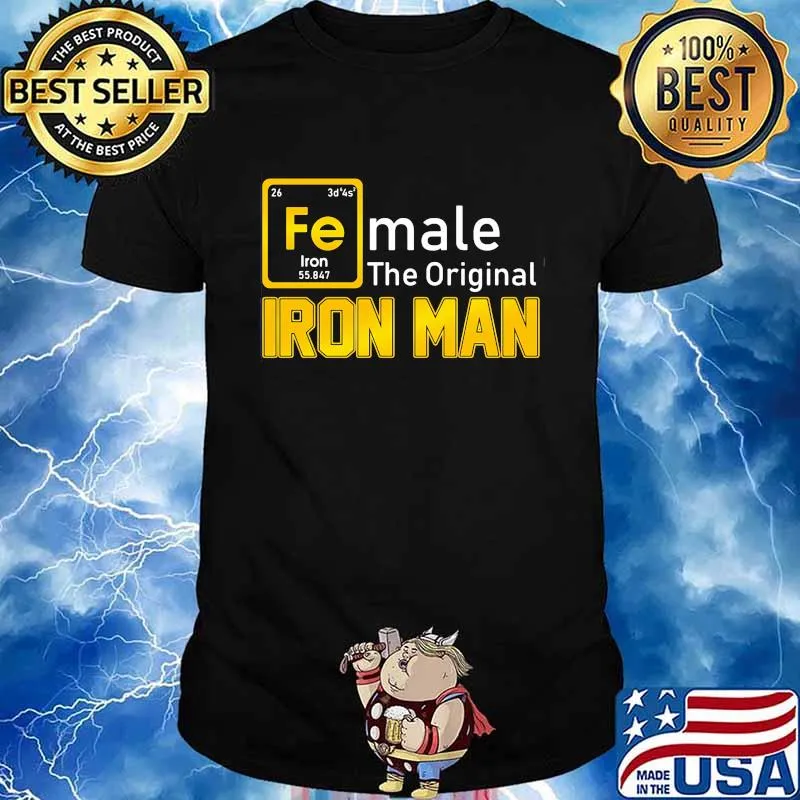Female The Original Iron Man Chemistry Shirt