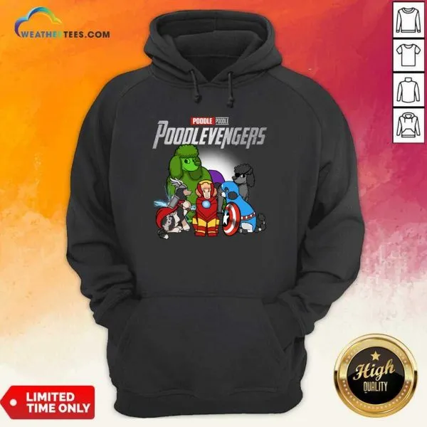 Funny Poodle Marvel Avengers Poodlevengers Shirt - Image 5