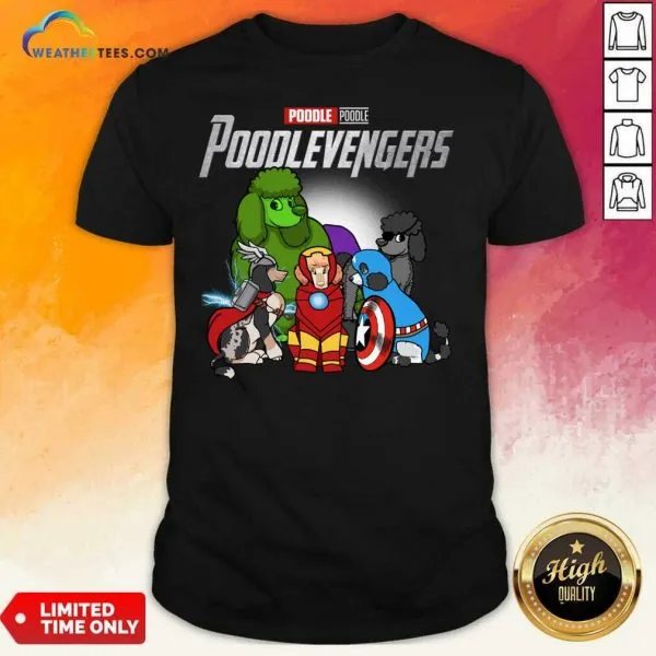 Funny Poodle Marvel Avengers Poodlevengers Shirt