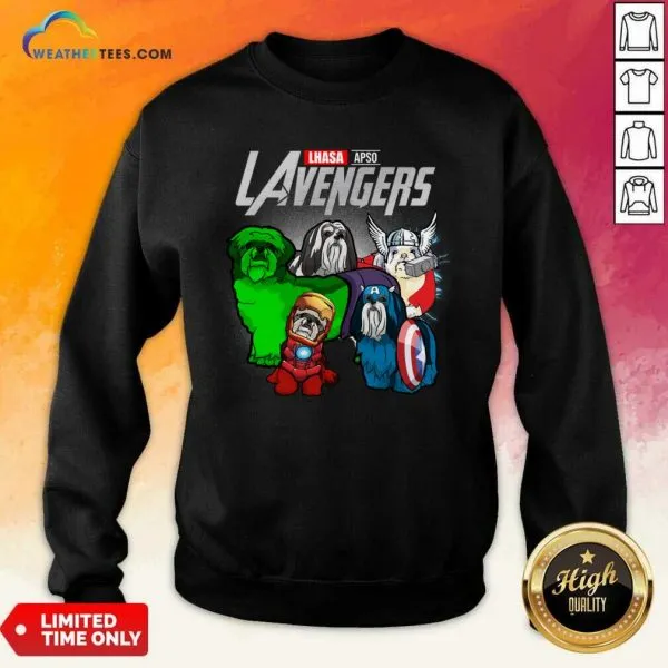 Good Lhasa Apso Marvel Avengers LAvengers Shirt - Image 4