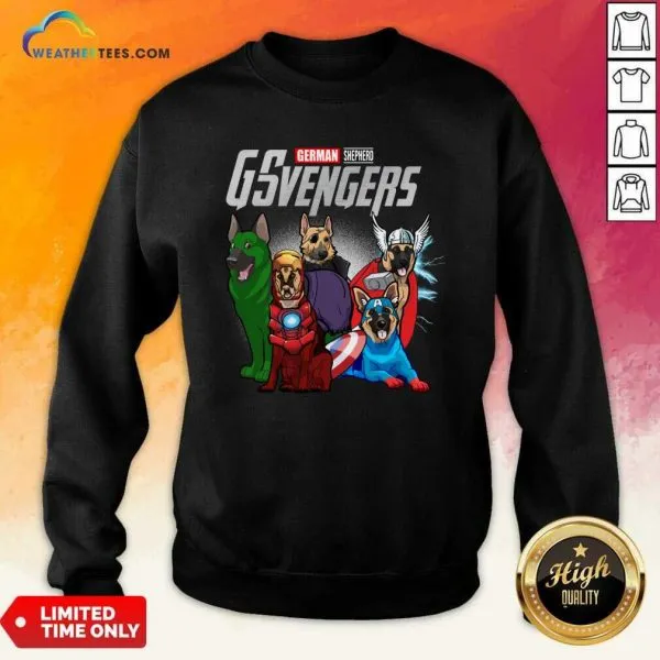 Honey Marvel Avengers German Shepherd Gsvengers Shirt - Image 4