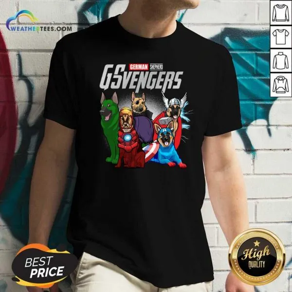 Honey Marvel Avengers German Shepherd Gsvengers Shirt - Image 2