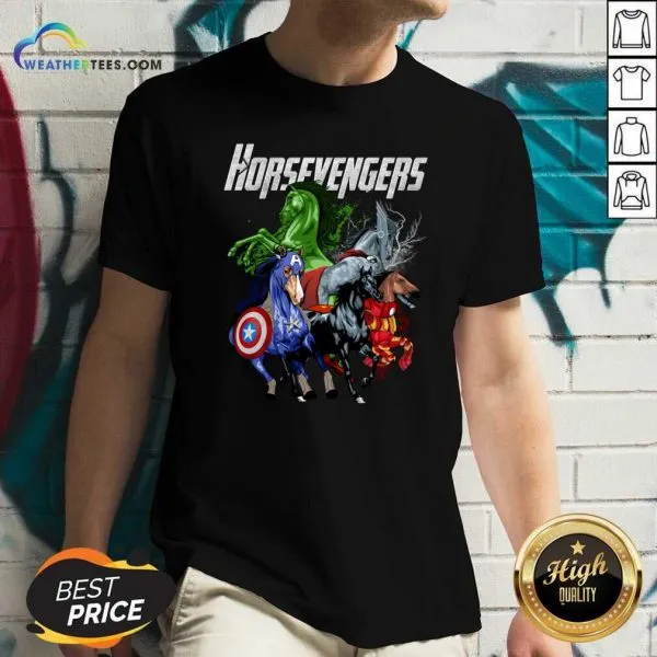 Hot Horse Marvel Avengers Horsevengers Shirt - Image 2