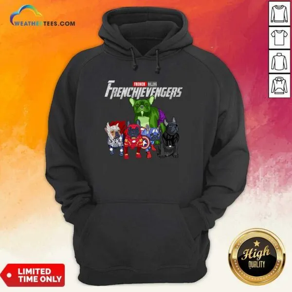 Hot Marvel Avengers French Bulldog Frenchievengers Shirt - Image 5