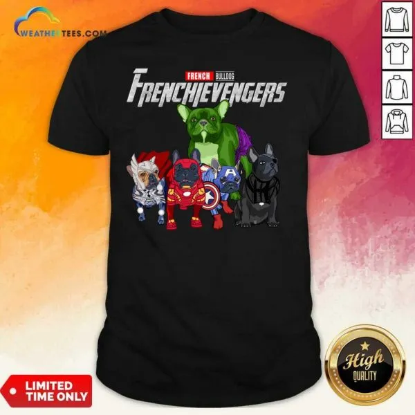 Hot Marvel Avengers French Bulldog Frenchievengers Shirt