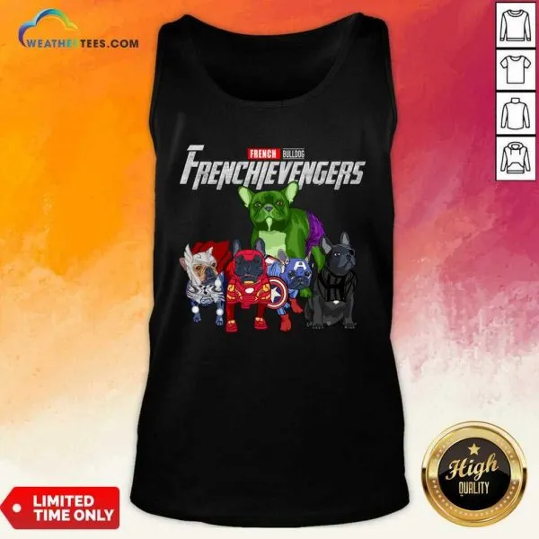 Hot Marvel Avengers French Bulldog Frenchievengers Shirt - Image 3