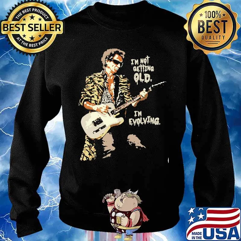 I'm Not Getting Old I'm Evolving Guitar Shirt Sweater