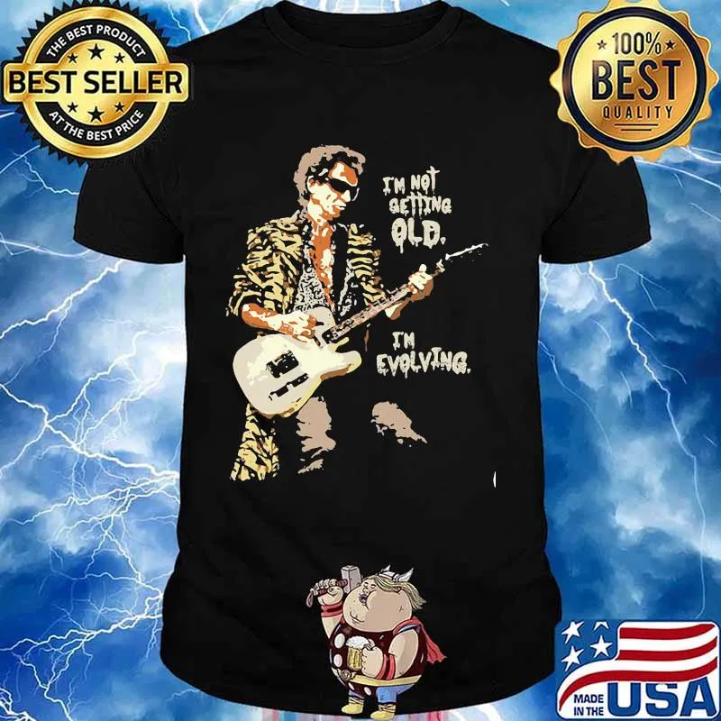 I'm Not Getting Old I'm Evolving Guitar Shirt