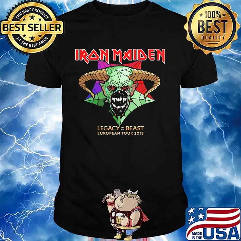 Iron Maiden 'Legacy Of The Beast Tour' Womens Fitted Shirt