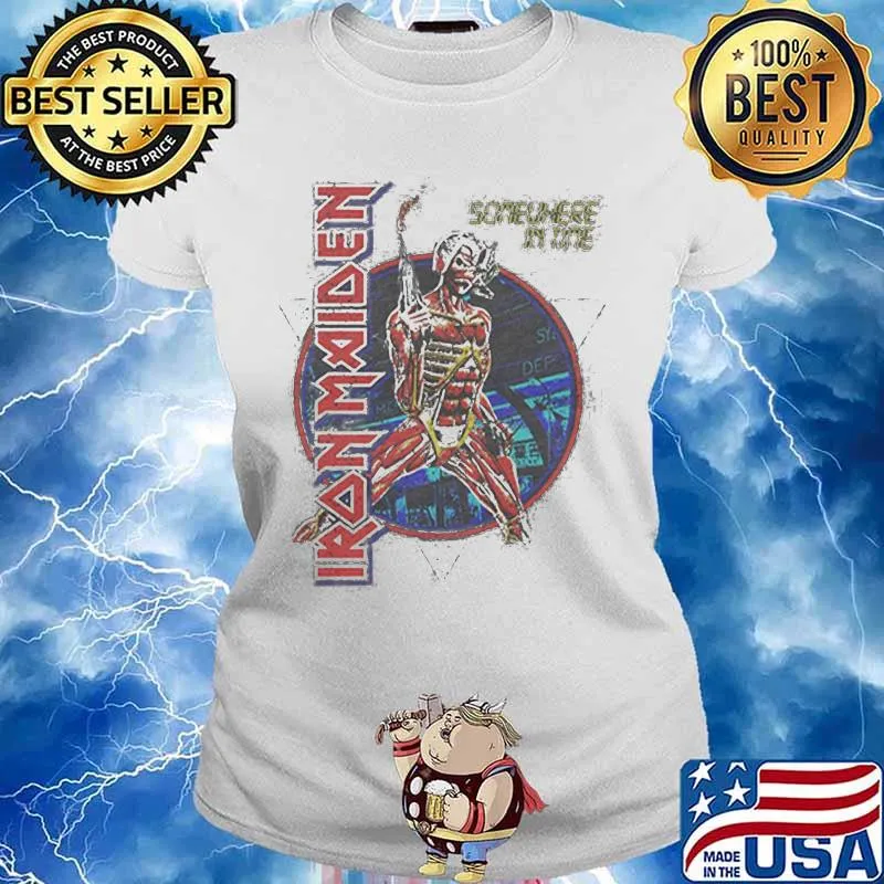 Iron Maiden 'Trooper Vintage Circle' Shirt Ladies tee