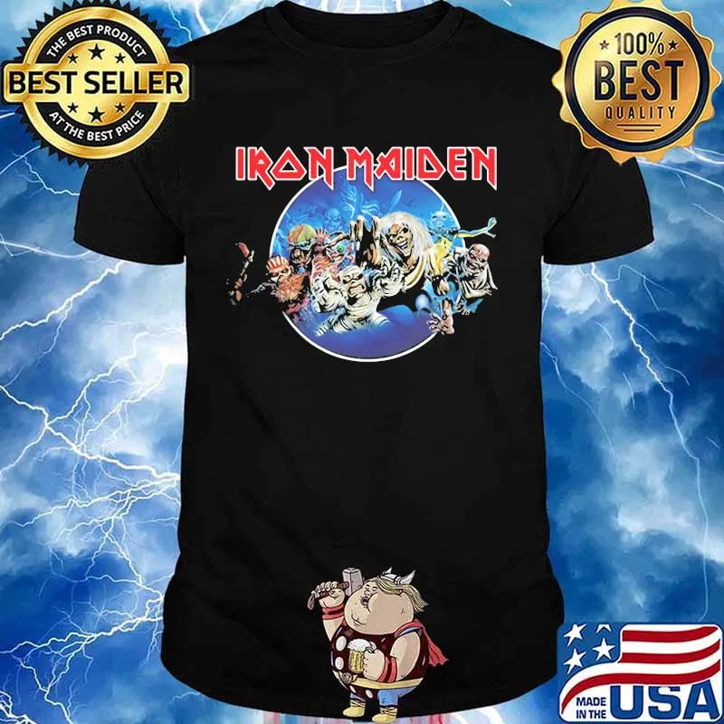Iron Maiden 'Wasted Years Circle' Shirt