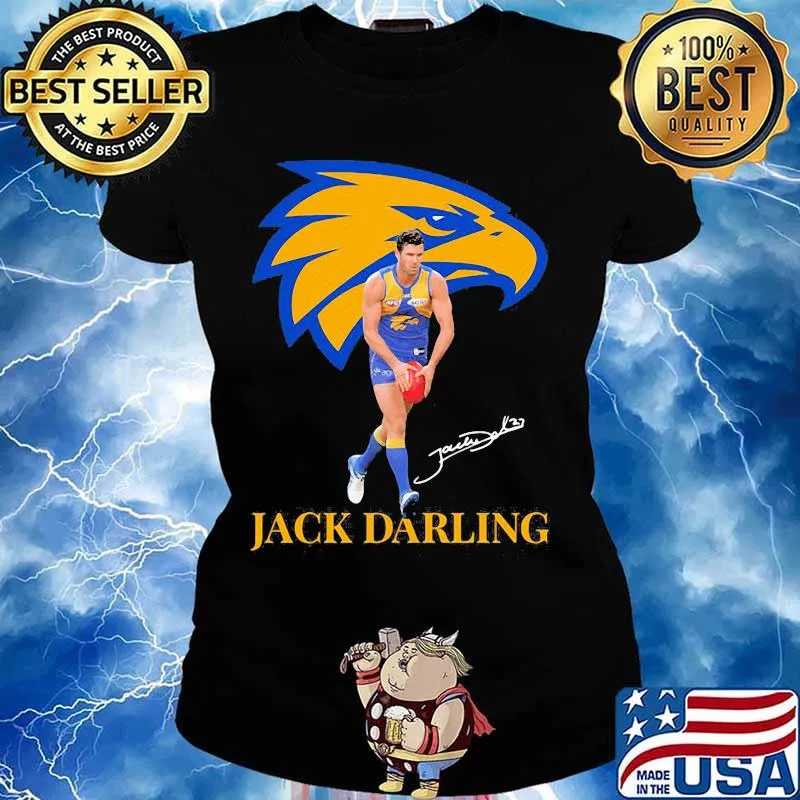 Jack Darling Player Of Team Philadelphia Eagles Football Signature Shirt Ladies tee