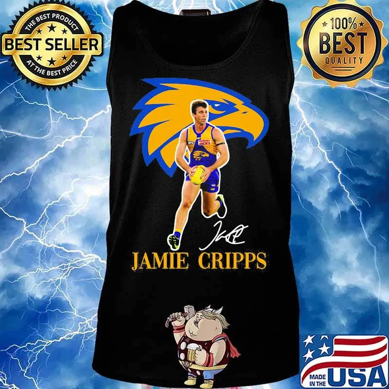 Jamie Cripps Player Of Team Philadelphia Eagles Football Signature Shirt Tank top