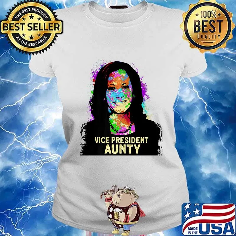 Kamala Harris Vice President Aunty Inauguration Day 2021 Premium Shirt Ladies tee
