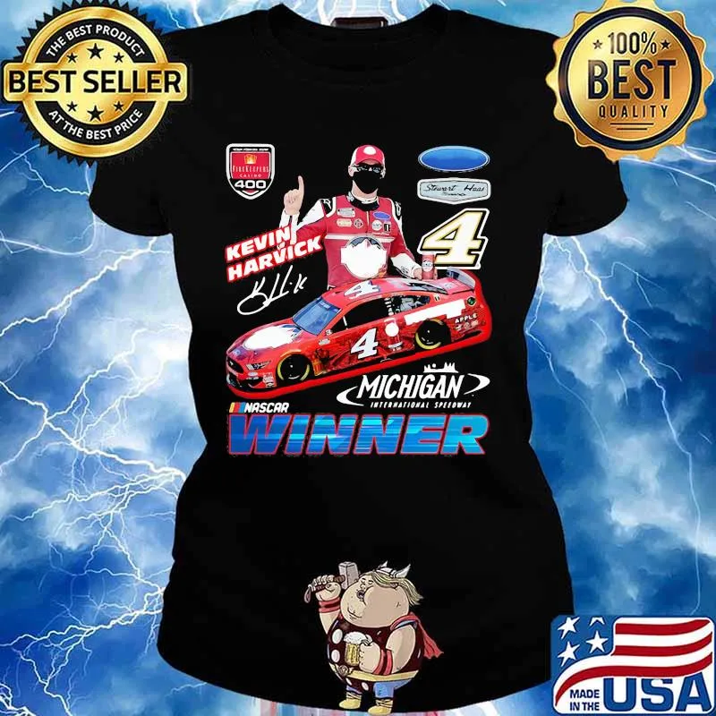 Kevin Harvick Winner Michigan Nascar Shirt Ladies tee