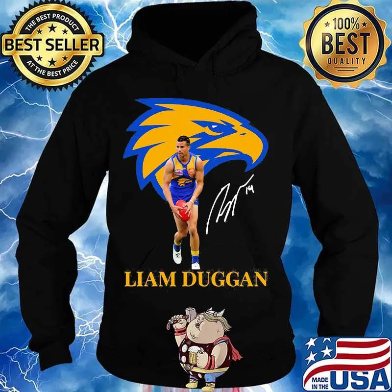 Liam Duggan Player Of Team Philadelphia Eagles Football Signature Shirt Hoodie