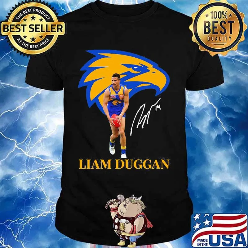 Liam Duggan Player Of Team Philadelphia Eagles Football Signature Shirt