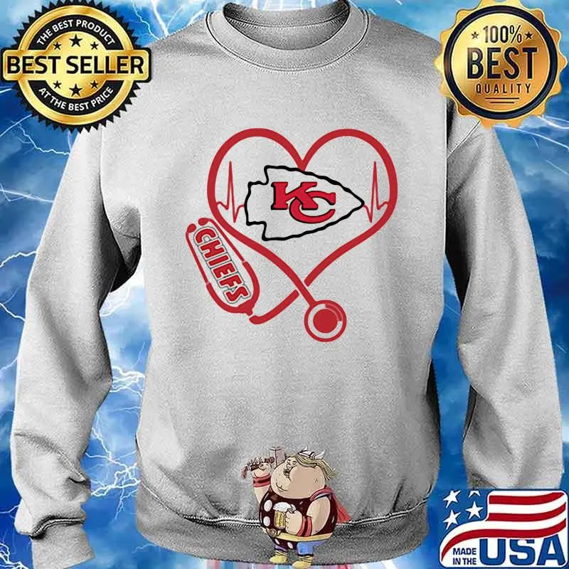 Love Chiefs Heart Beat Medical Shirt Sweater