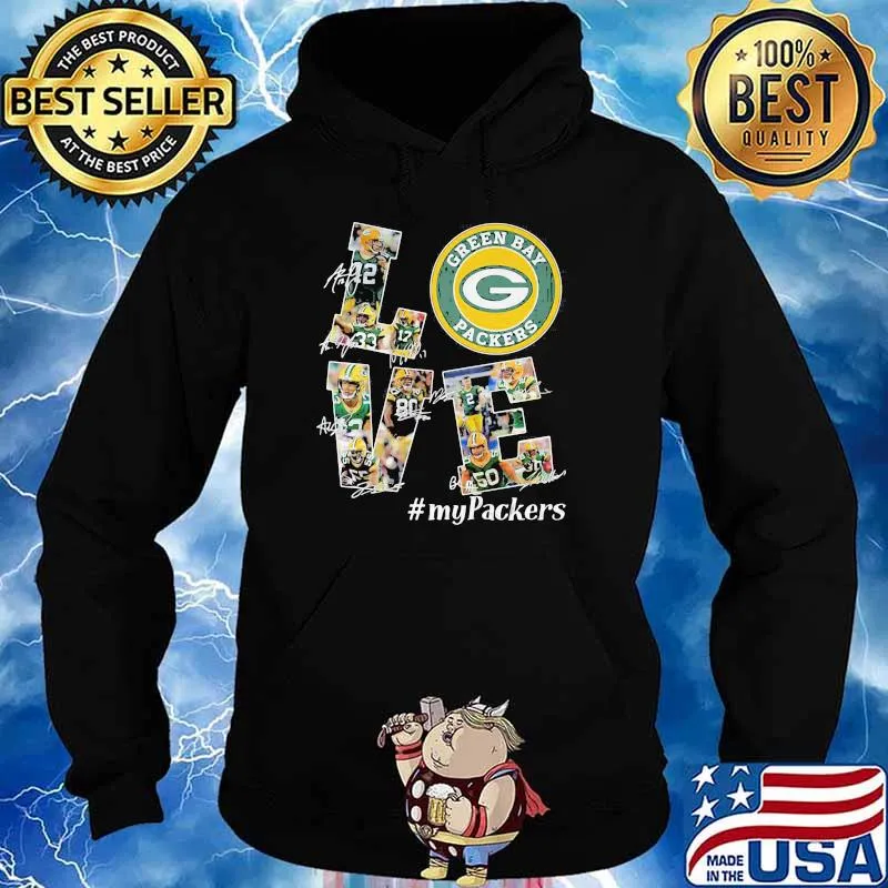 Love Green Bay Packers Signature Shirt