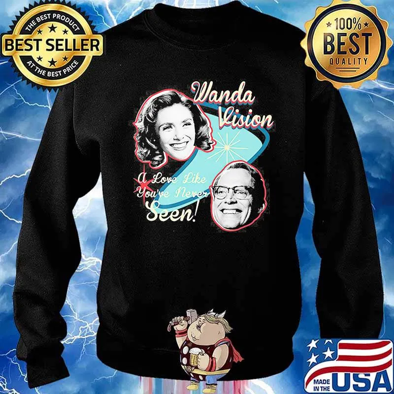 Marvel Wandavision Wanda And Vision Love Shirt Sweater