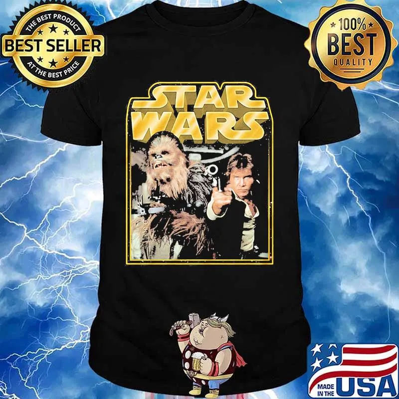 Millennium Falcon Pilots Chewbacca And Han Solo Star Wars Shirt
