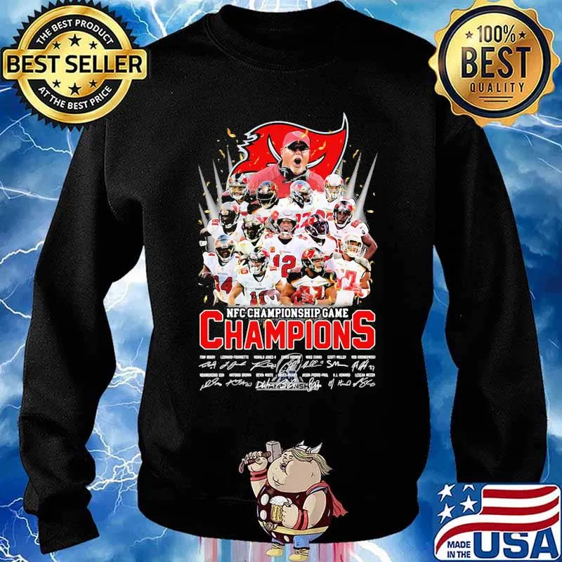 Nfc Championship Game Champion Signature Tampa Bay Buccaneers Shirt Sweater
