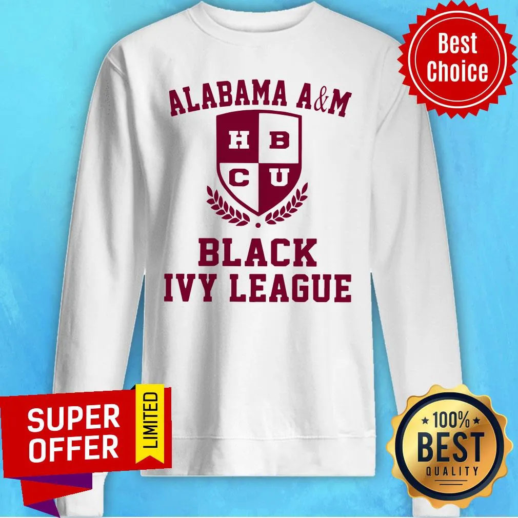 Official Alabama A And M HBCU Black Ivy League Shirt - Image 2