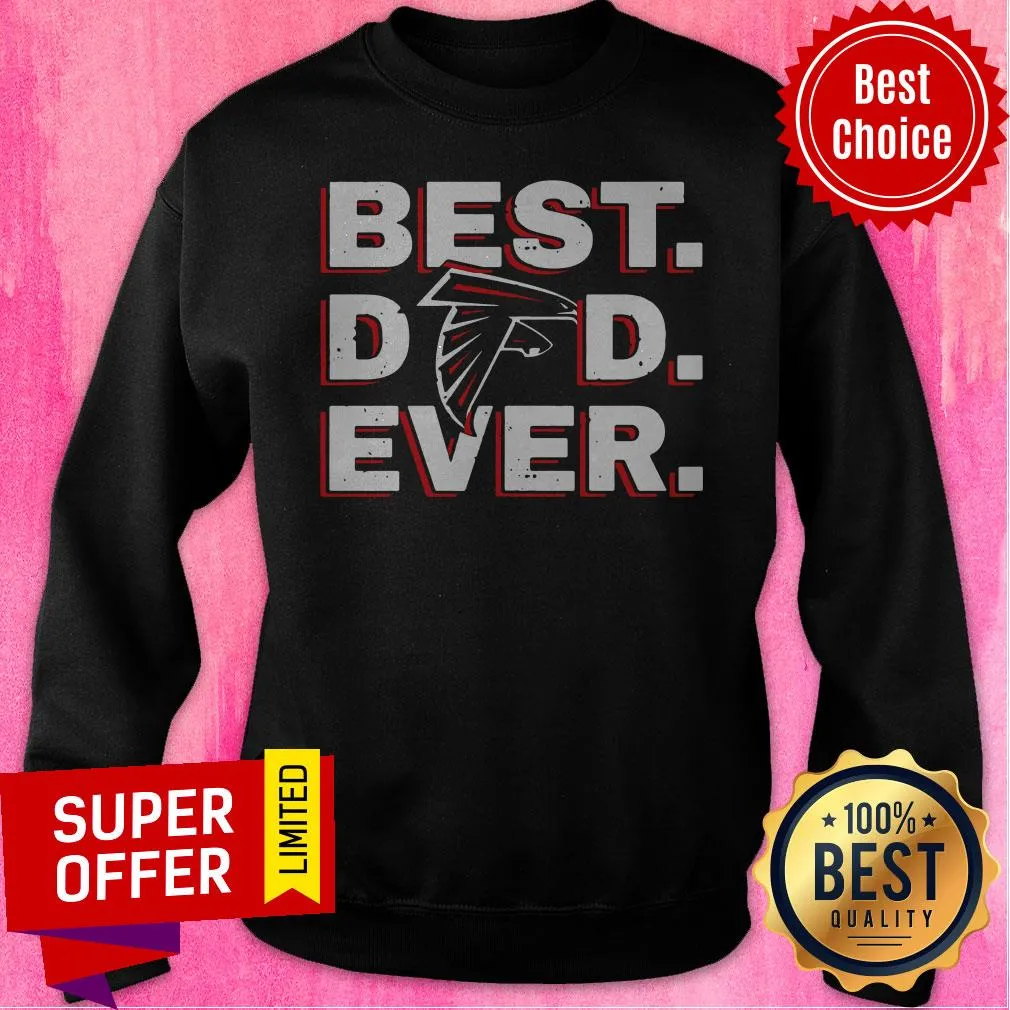 Official Atlanta Falcon Best Dad Ever Shirt - Image 2