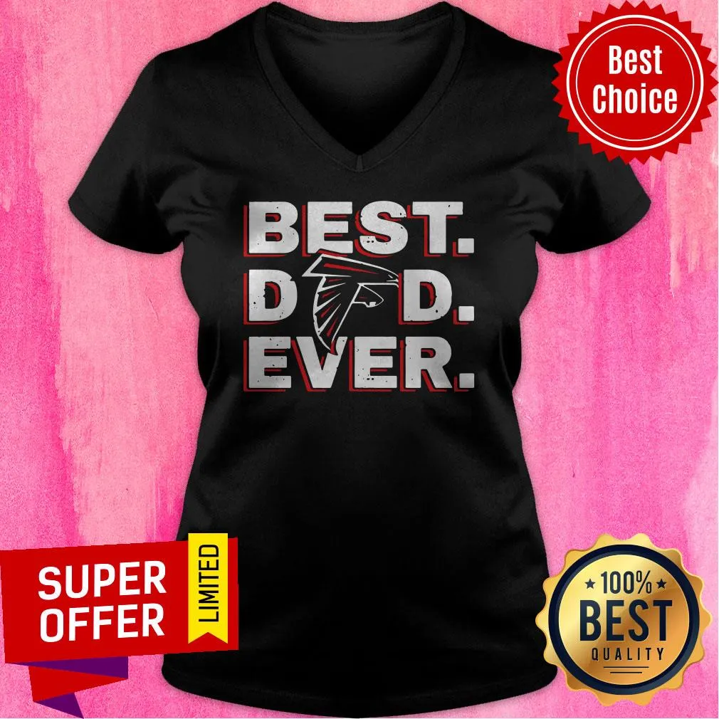Official Atlanta Falcon Best Dad Ever Shirt - Image 3