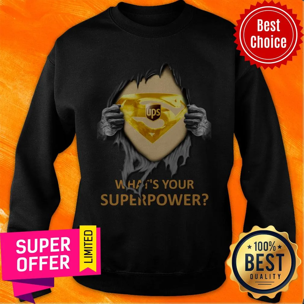 Official Blood Inside Me UPS Whats Your Superpower Shirt - Image 2